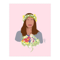 Girl In Wreath 1 (Print Only)