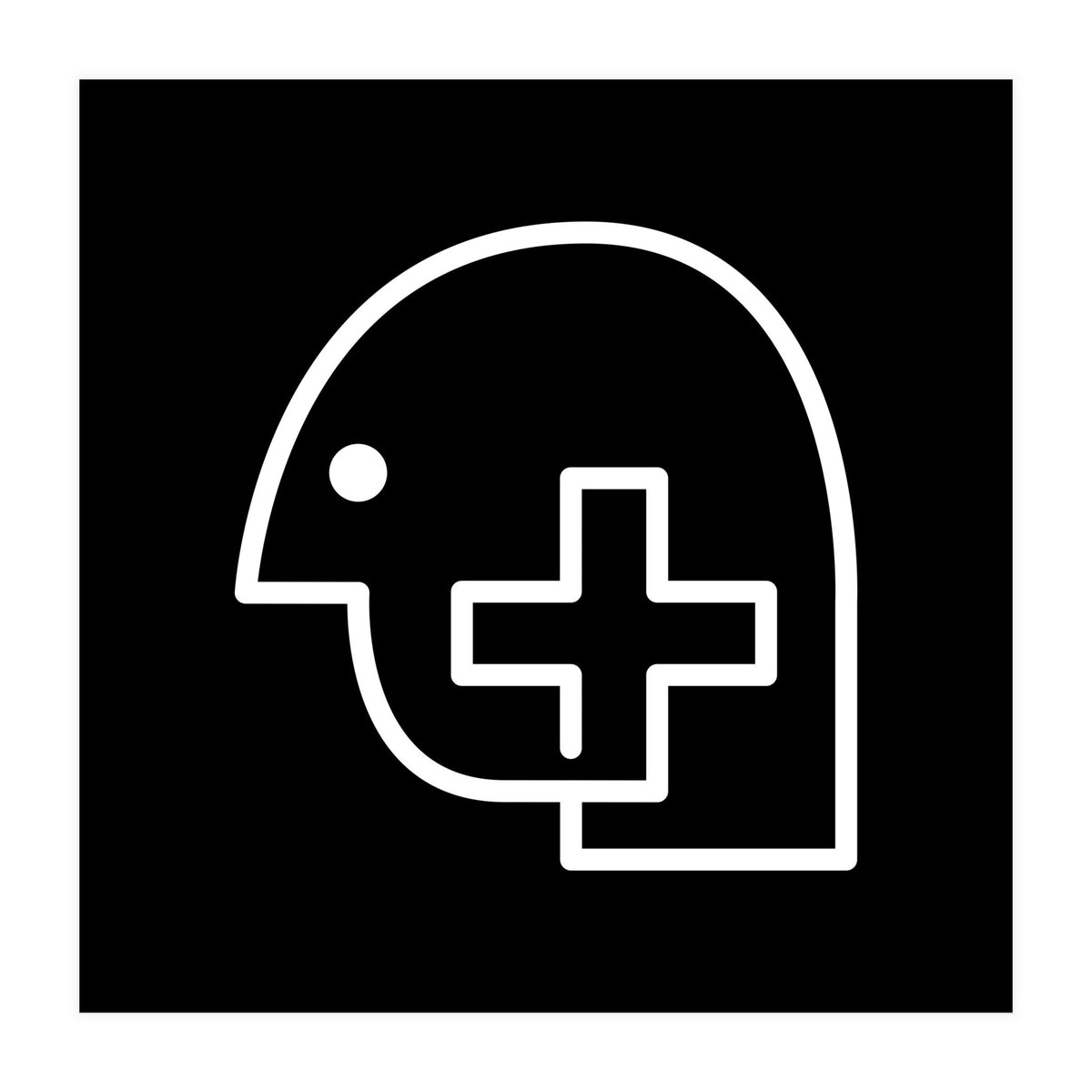 Head Plus_Black (Print Only)