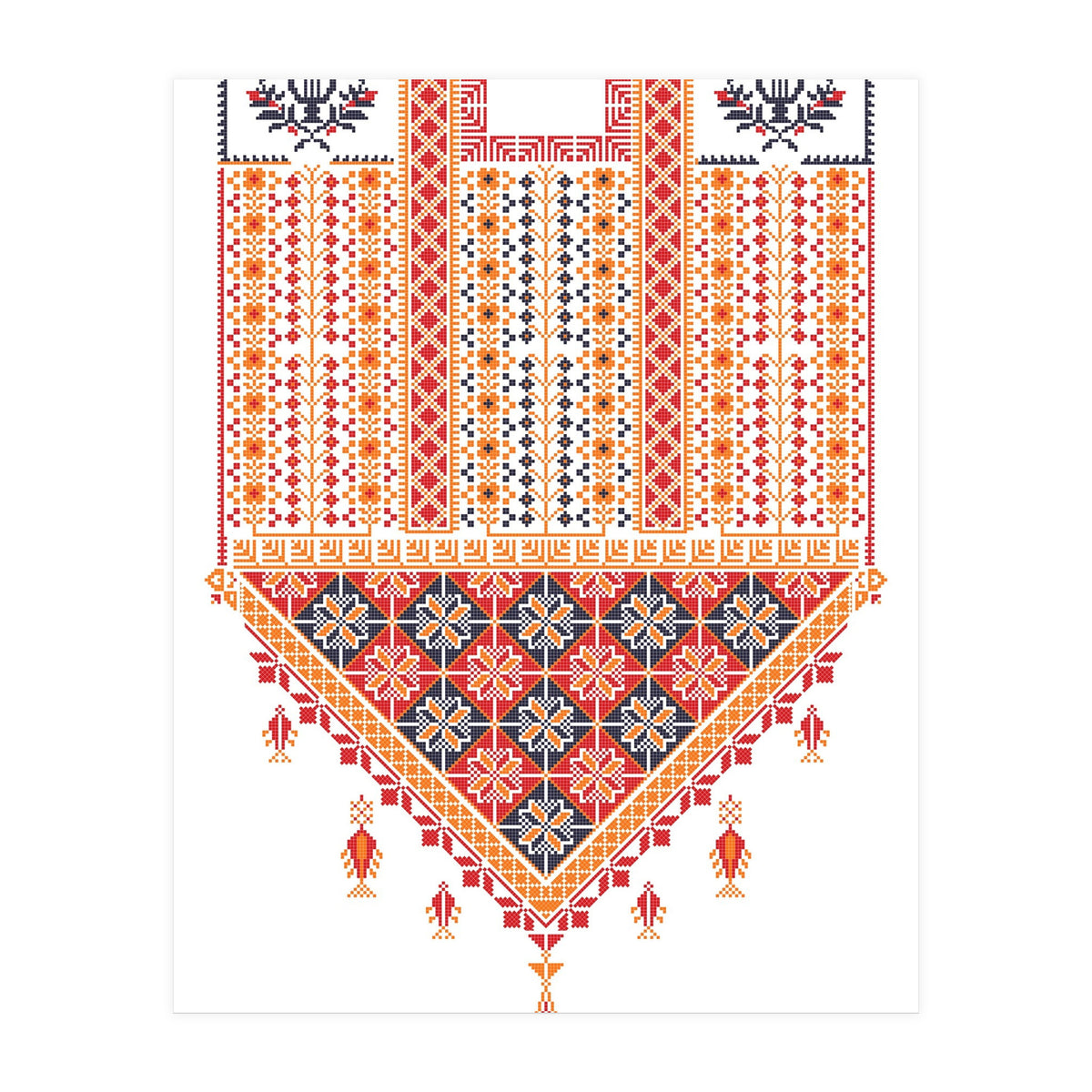 Tatreez Ornament 1 (Print Only)