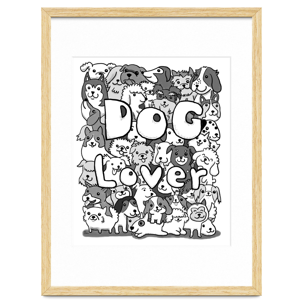 Doodle 72:  Dog Lover