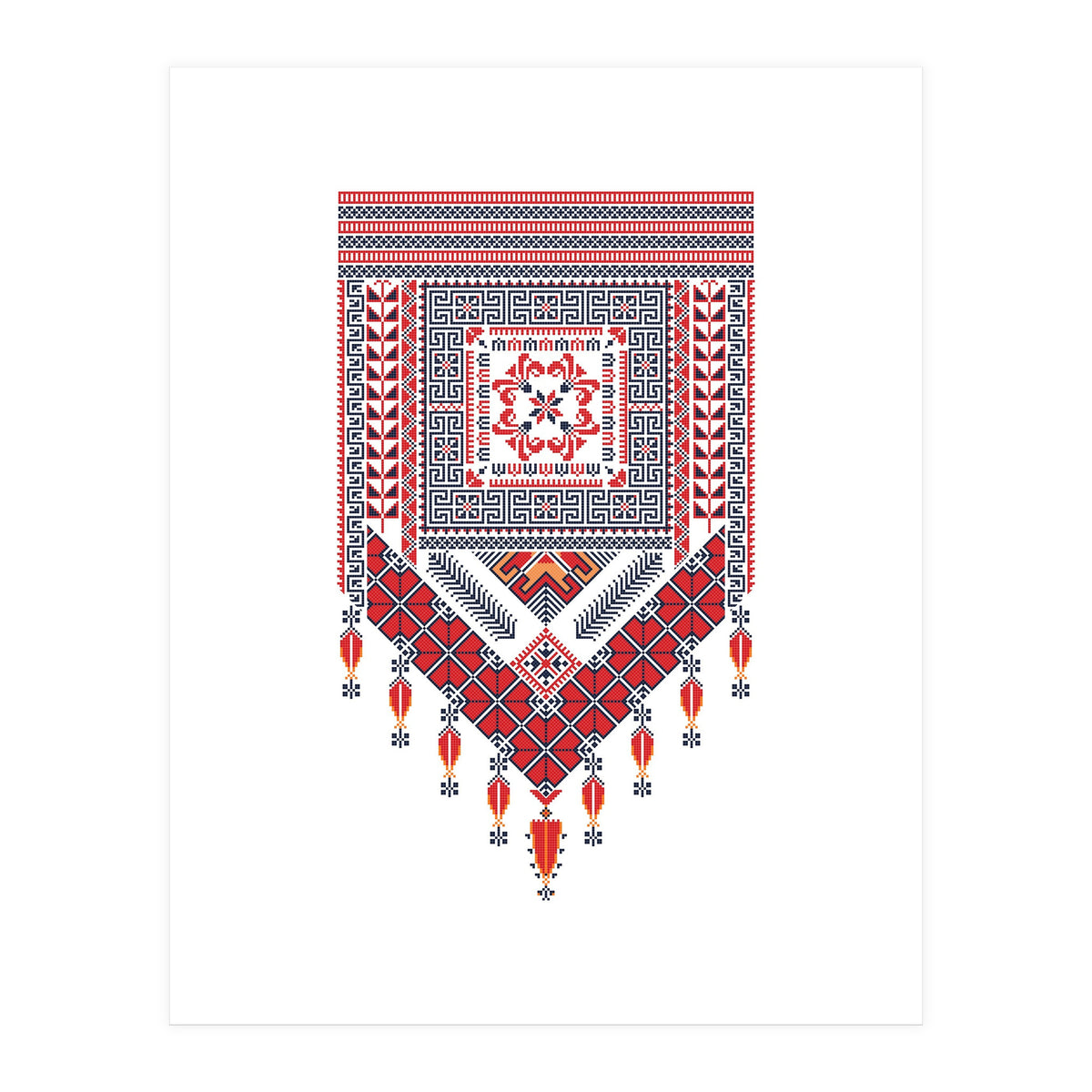 Tatreez Ornament 22 (Print Only)