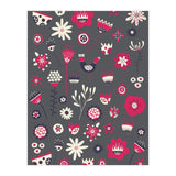Spring Folk Floral Grey (Print Only) thumbnail
