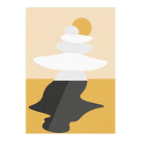 Abstract Cairn - Golden Desert (Print Only) thumbnail