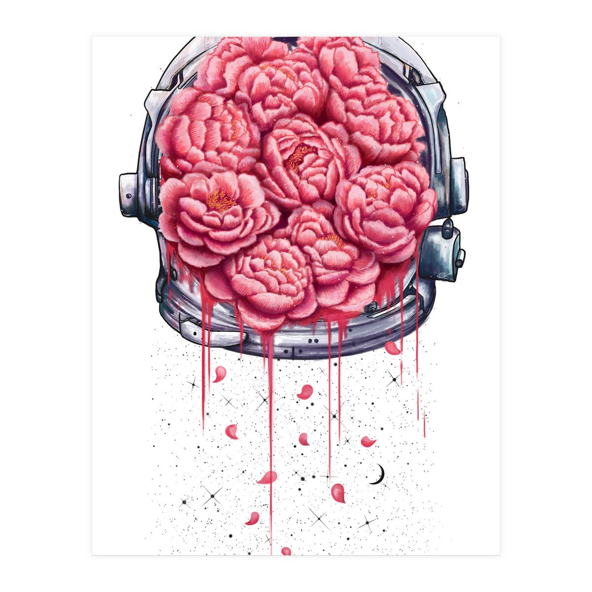 Cosmic Peonies (Print Only)