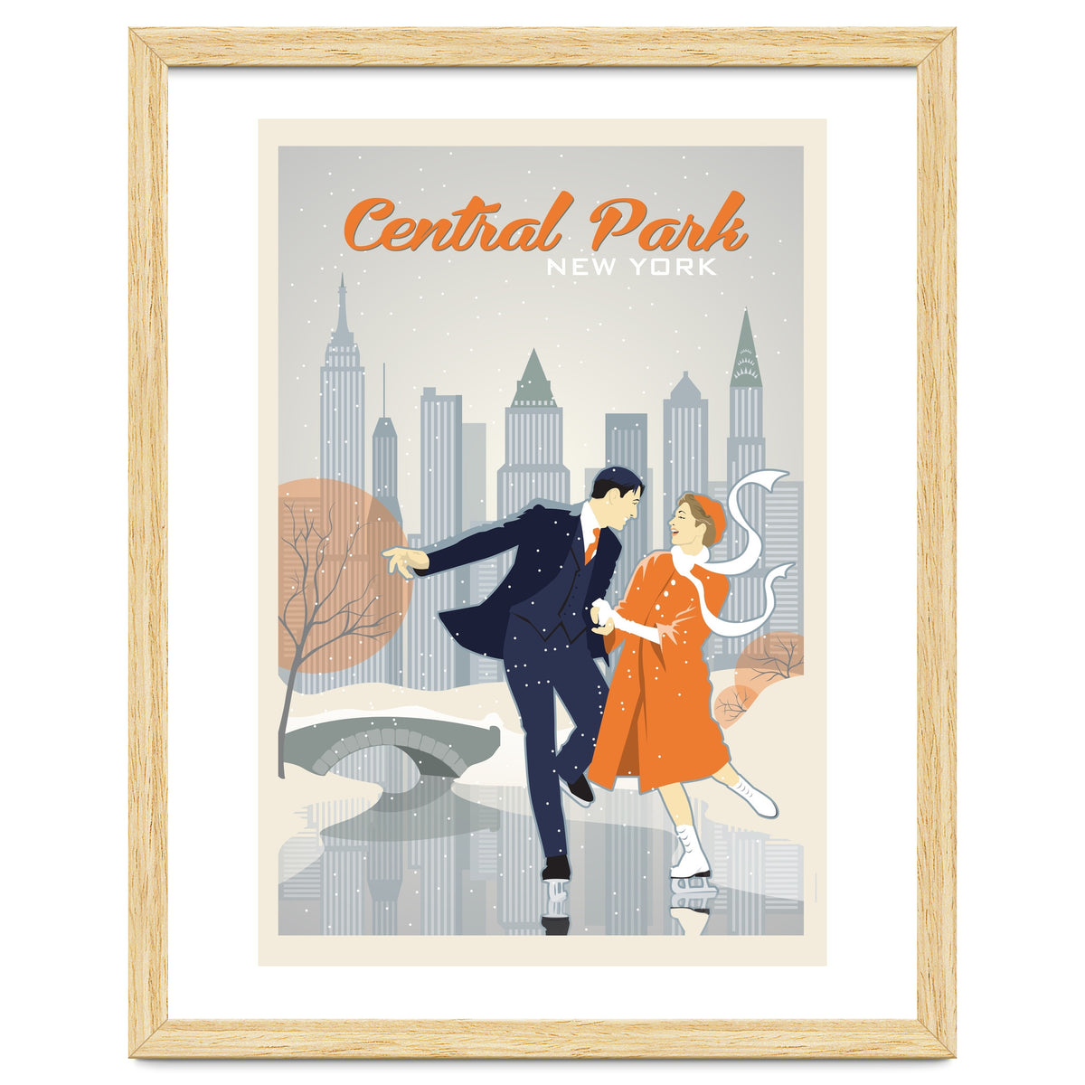 Skating in Central Park