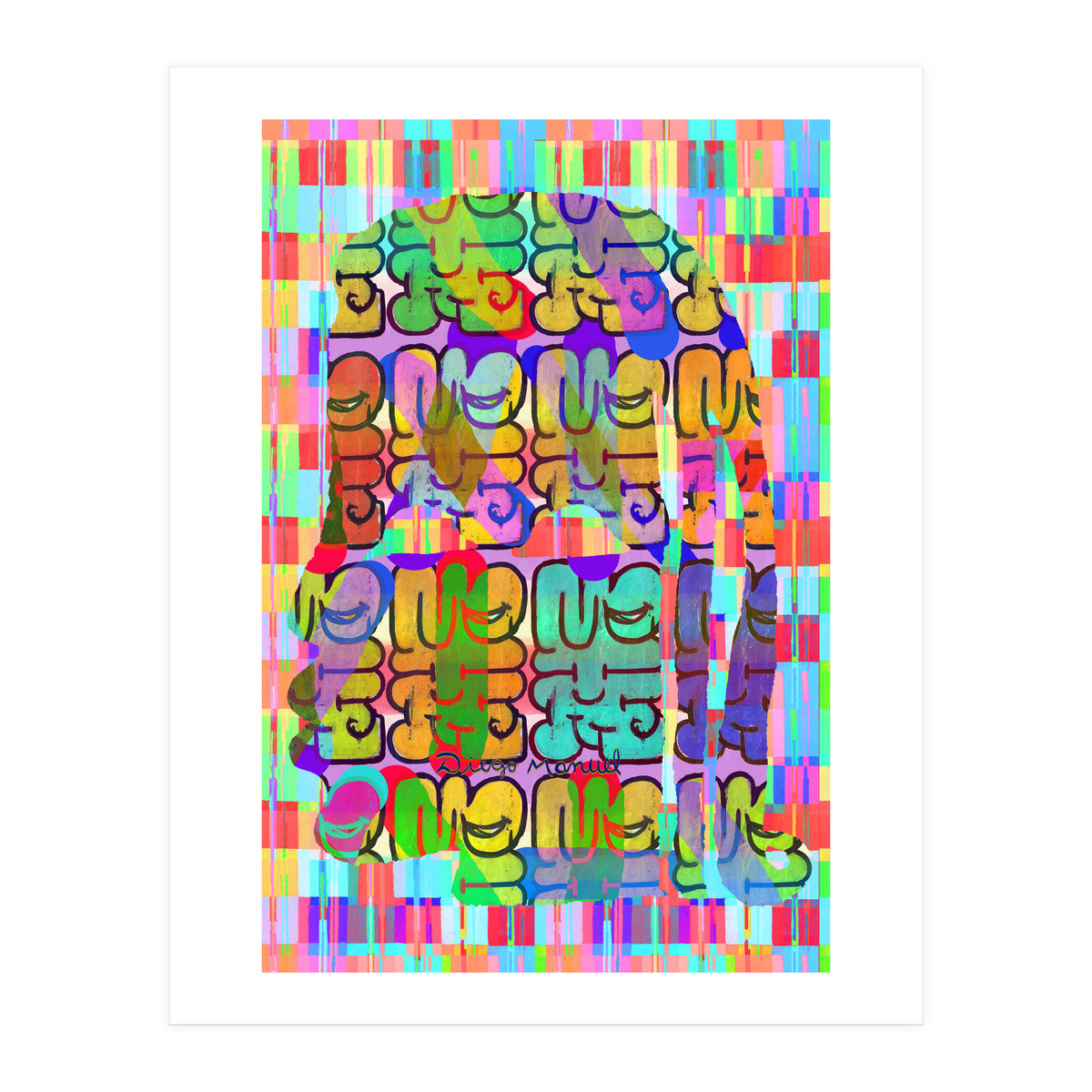 Abstracto Pop Nuevo B Nuevo 7 (Print Only)