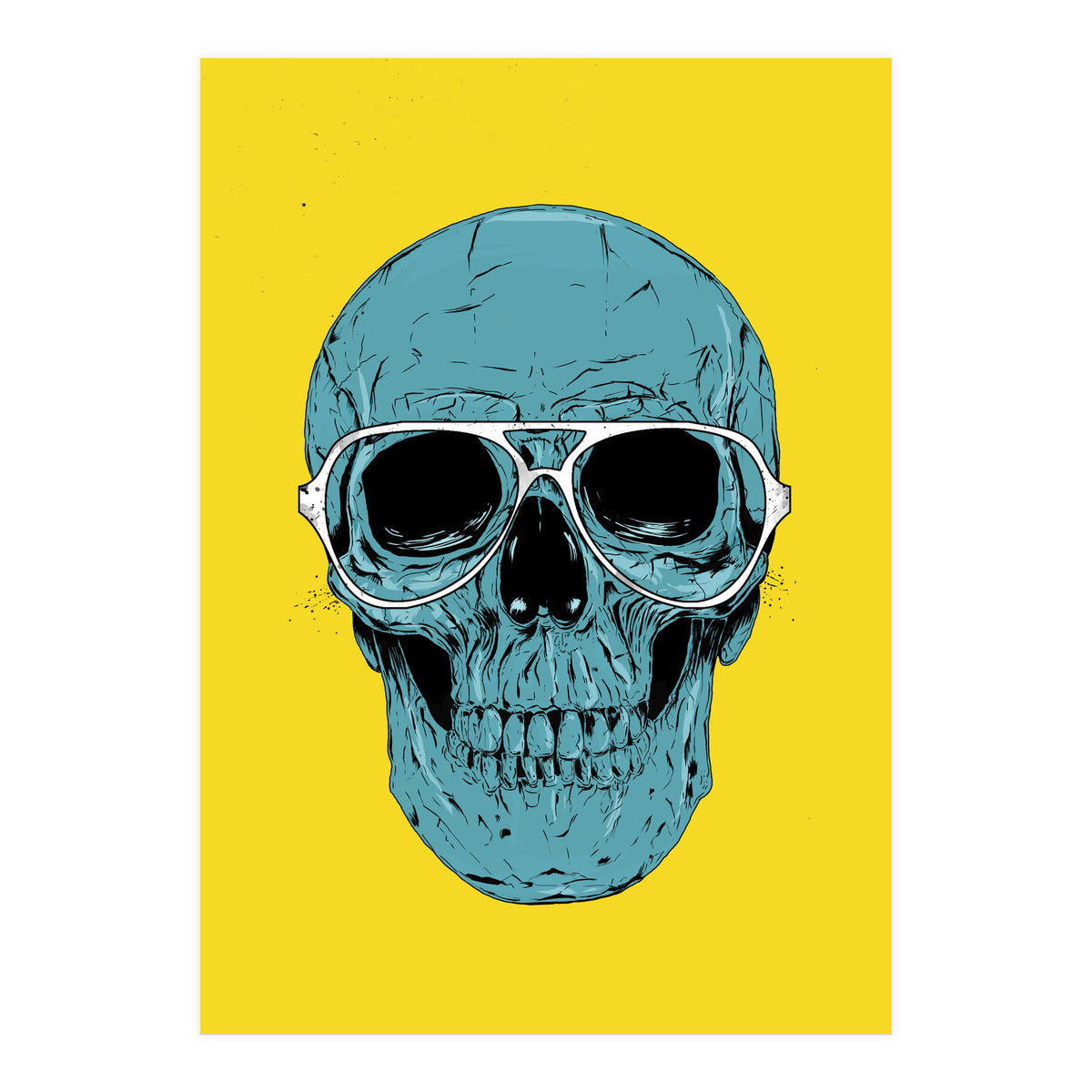 Blue Skull (Print Only)