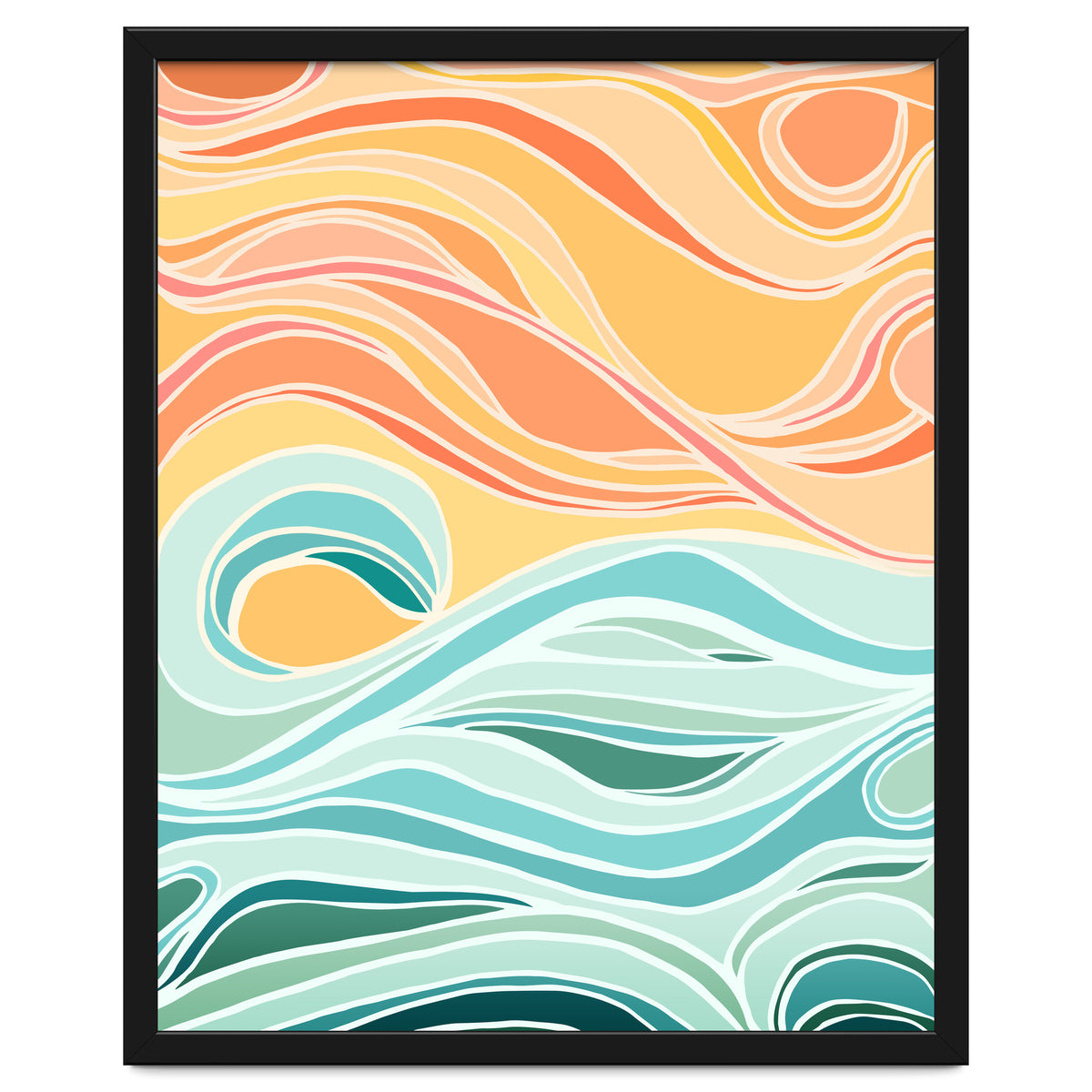 Sky And Sea Abstract