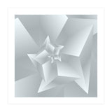 Trendy White Triangle  (Print Only) thumbnail