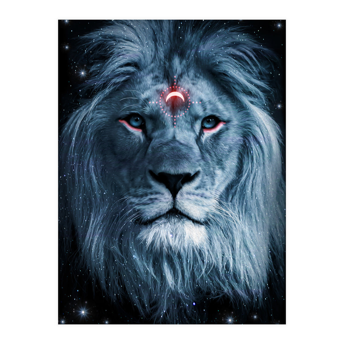 Lion Darkness (Print Only)