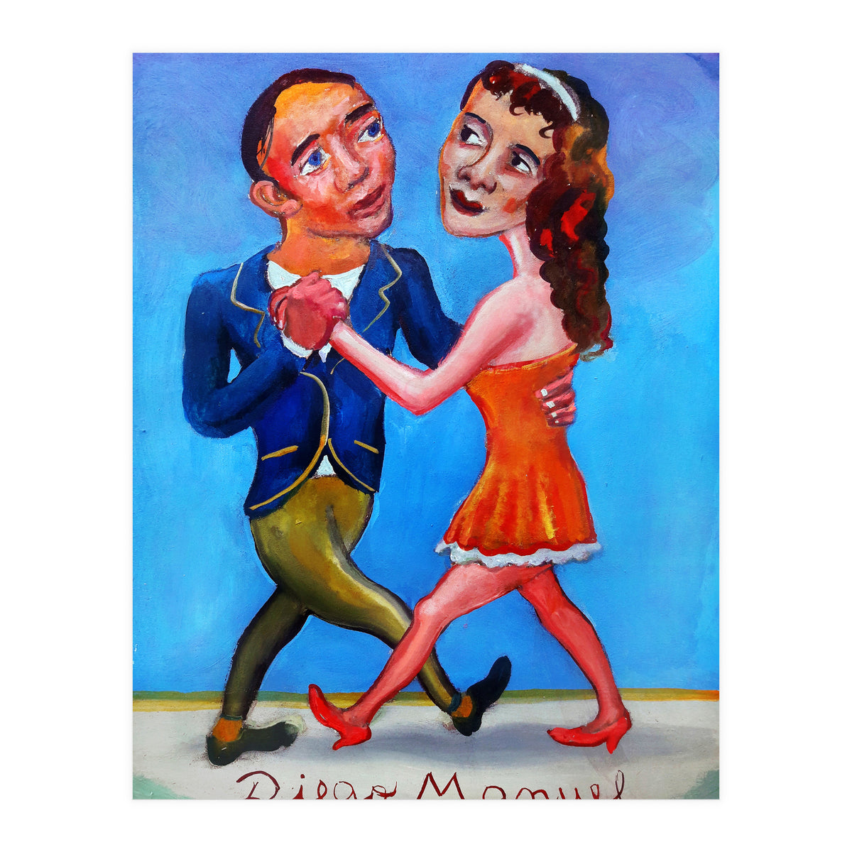 Pareja De Tango 2 (Print Only)