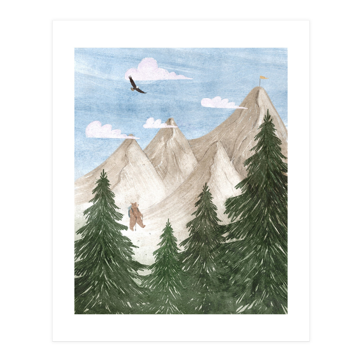 Climbing the Mountains  (Print Only)