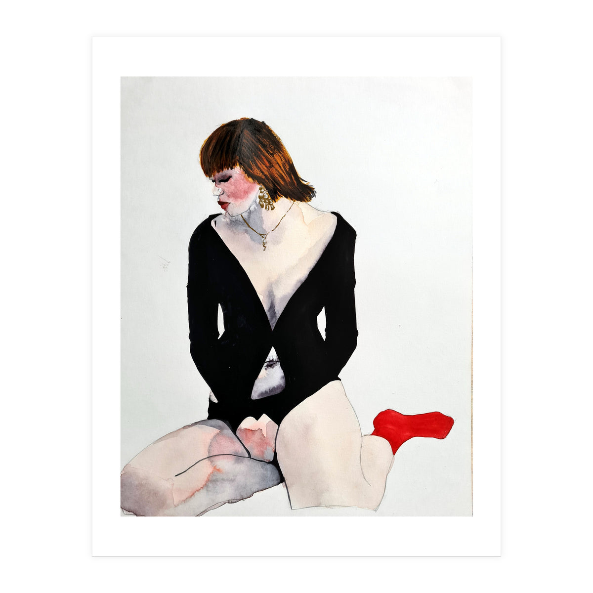 Untitled #95 Red Socks (Print Only)