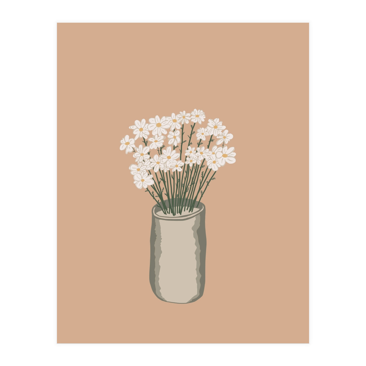 Daisies in a vase (Print Only)