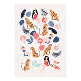 Tropical Girls And Cheetah (Print Only) thumbnail