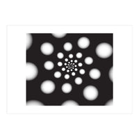 White Spiral Dots (Print Only)