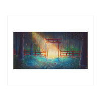 Pond In A Forest (Print Only)