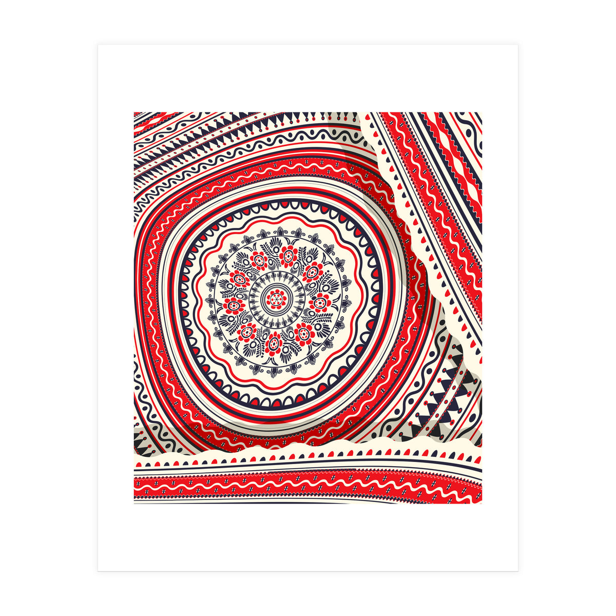 Romanian embroidery background 17 (Print Only)