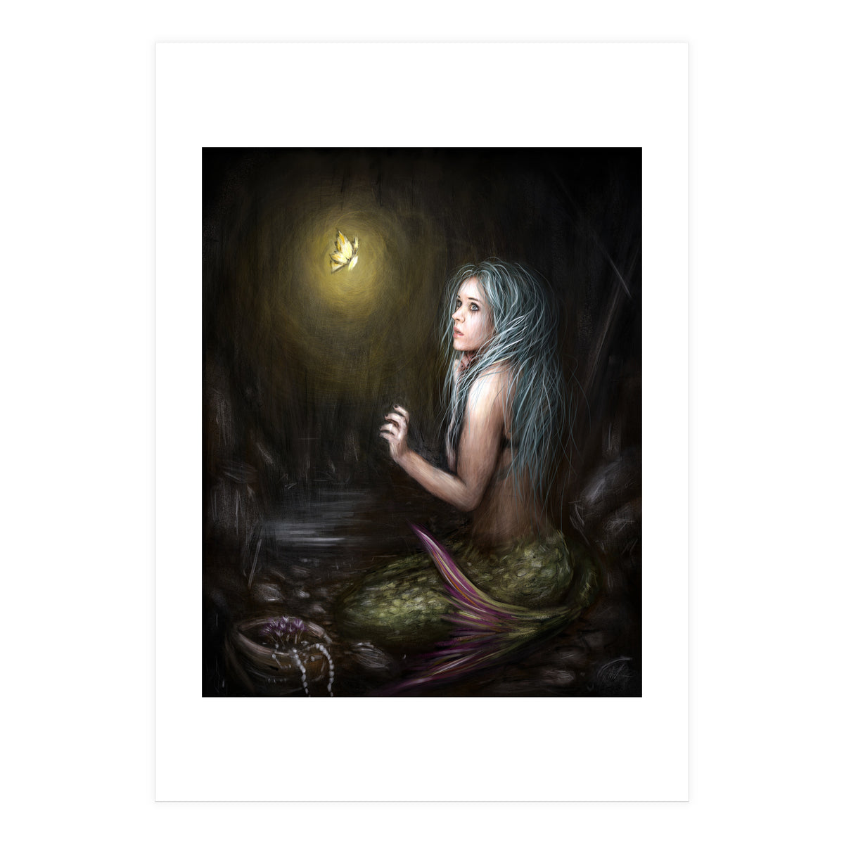 Mermaid In The Dark (Print Only)