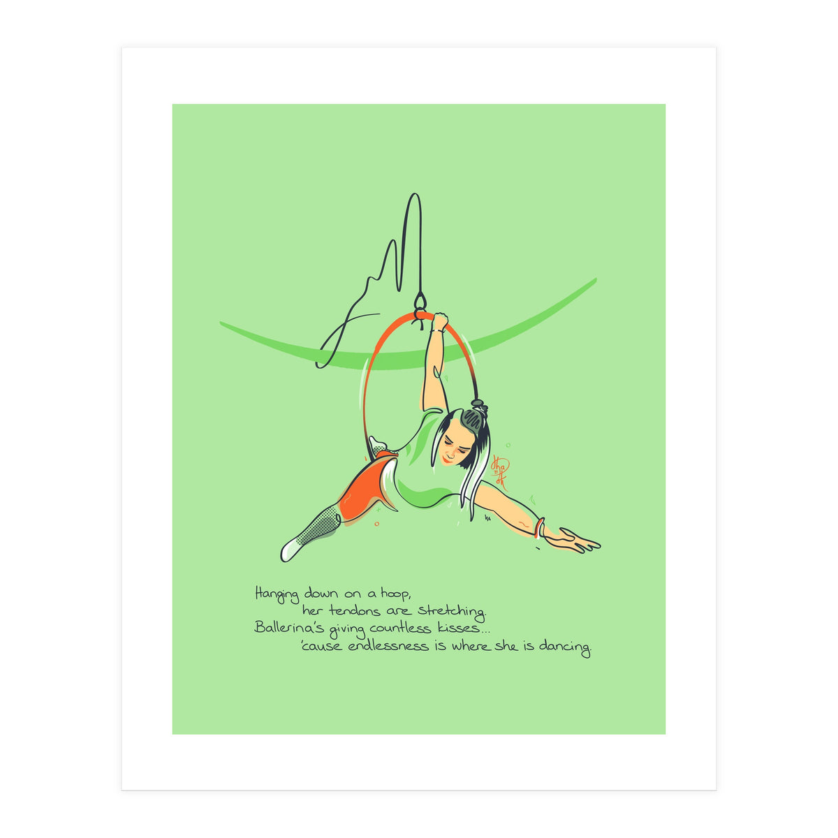 Hoop Balerina 2 (Print Only)