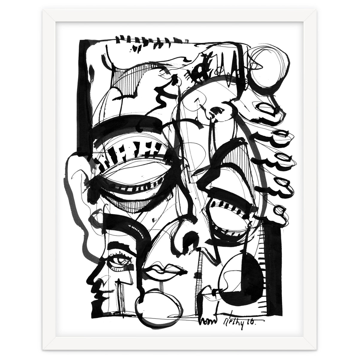 Weird Sensation - b&w