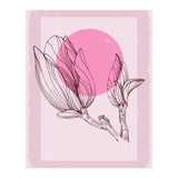 Magnolia Neutral Abstract Botanical (Print Only) thumbnail