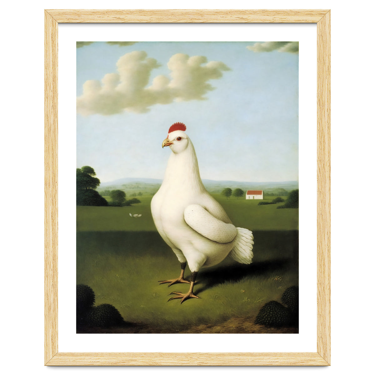 Chicken Classic Oil Painting