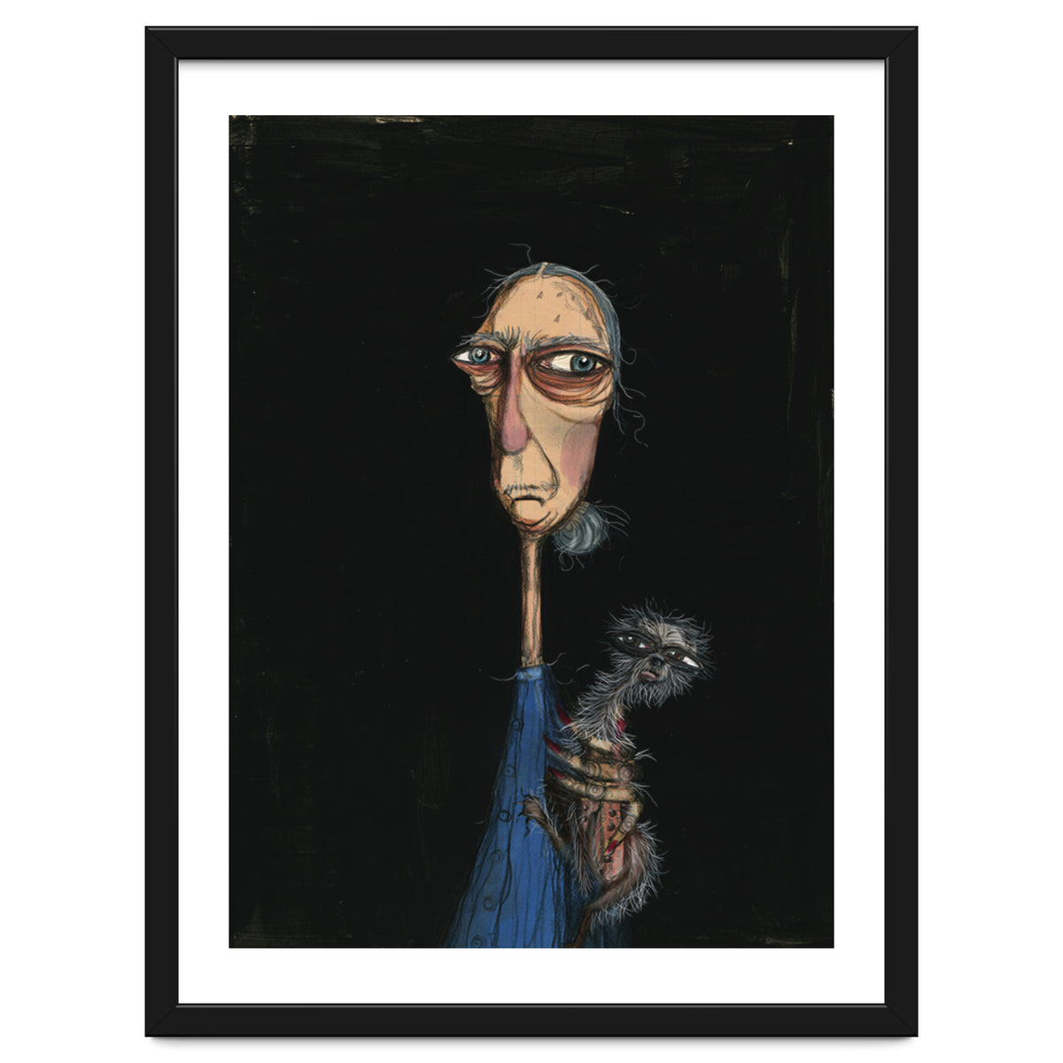 Woman Holding A Chihuahua