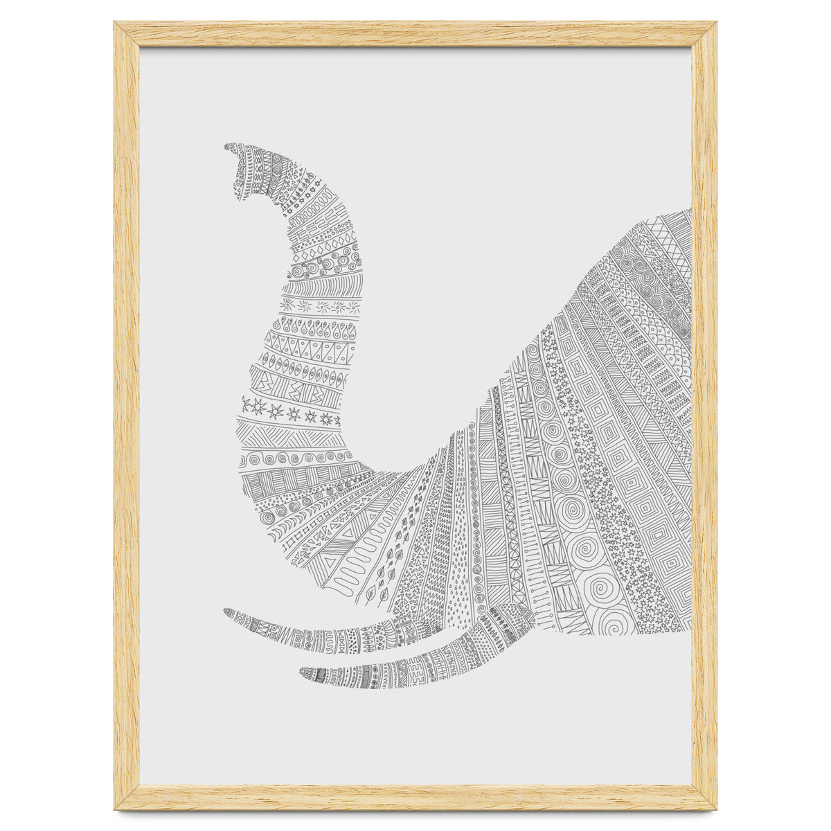 Elephant Grey Poster