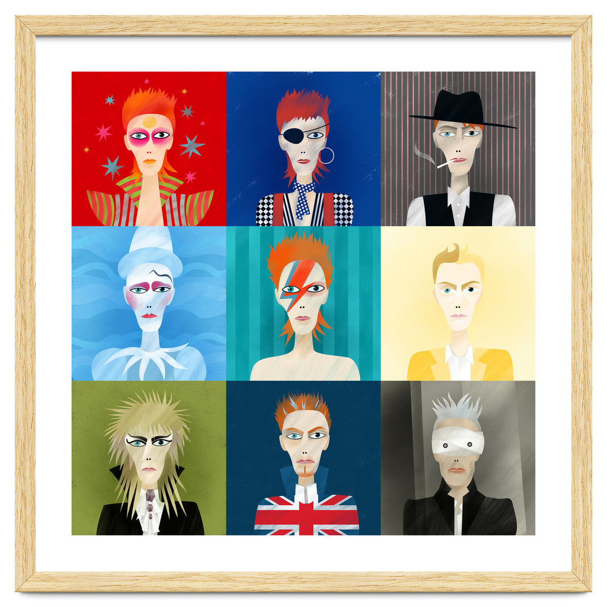 9 Portraits Of David Bowie