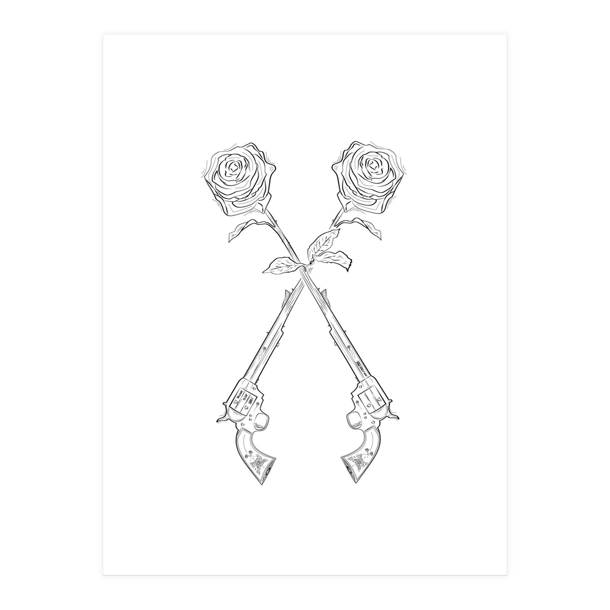 Guns Roses (Print Only)