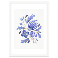 Protea Floral | Blue