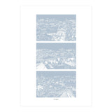 Prague print in blue  (Print Only) thumbnail