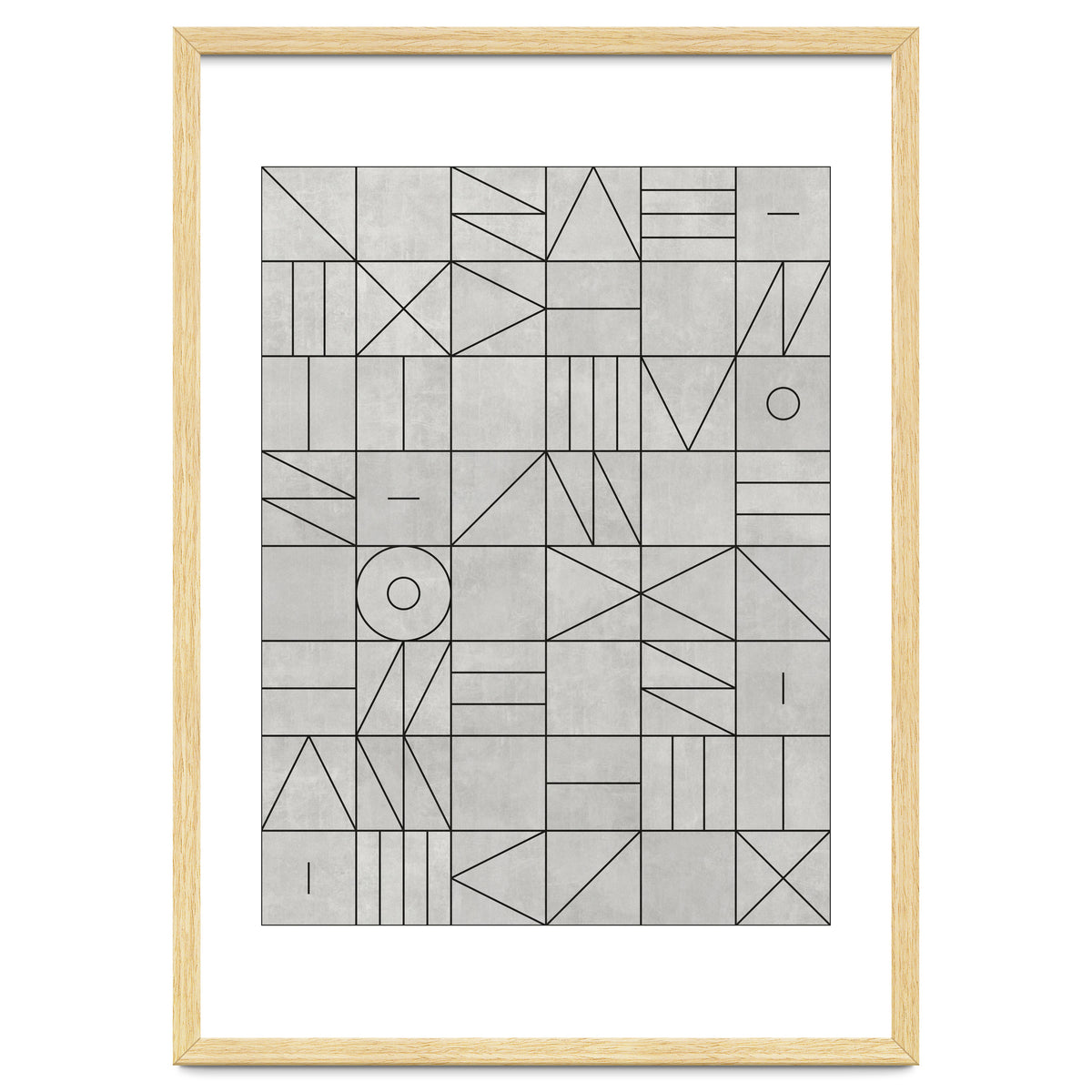 My Favorite Geometric Patterns No.3 - Grey