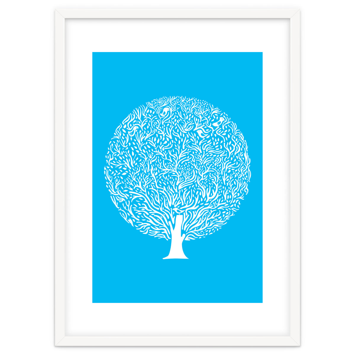 Blue tree