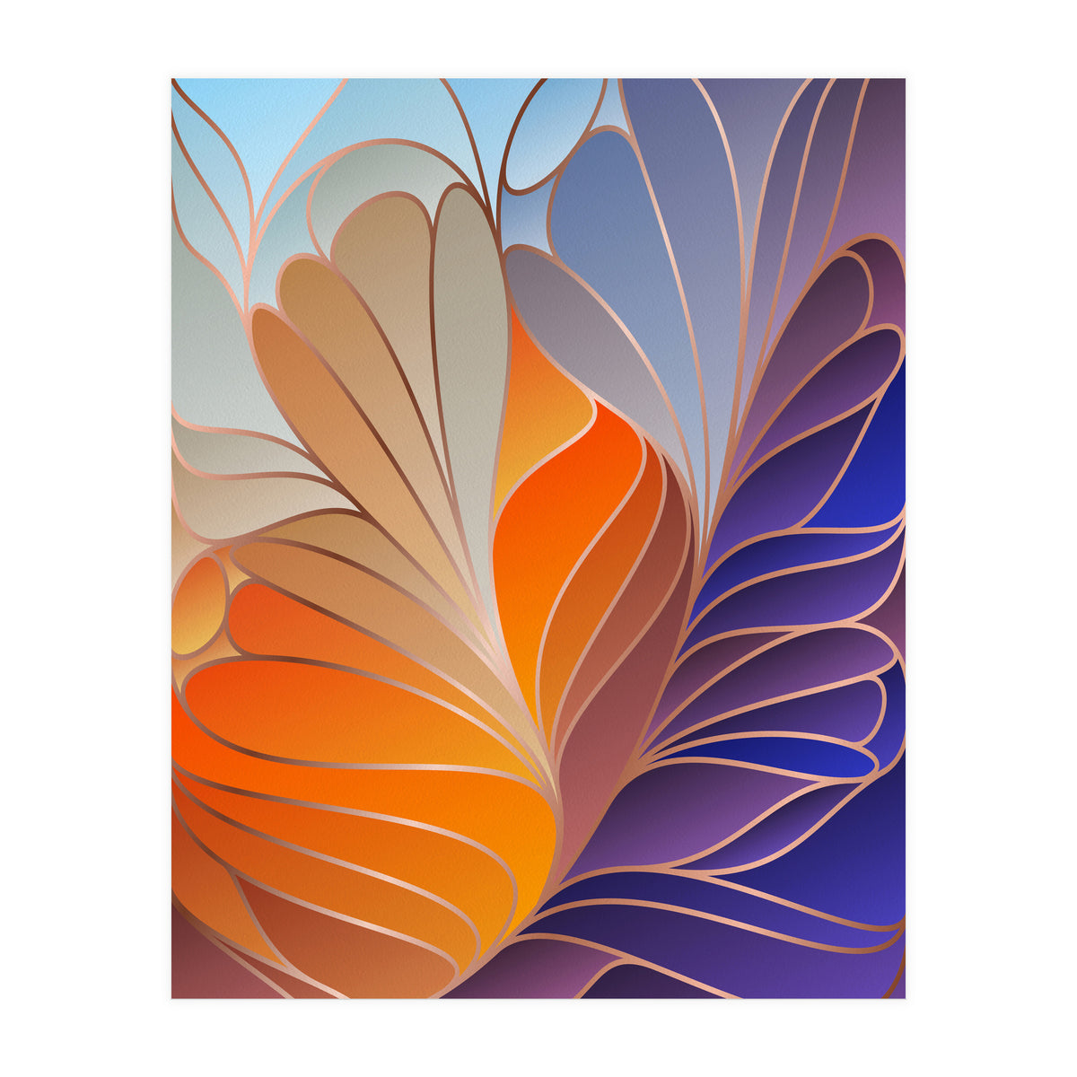 Colorful Art Deco III (Print Only)