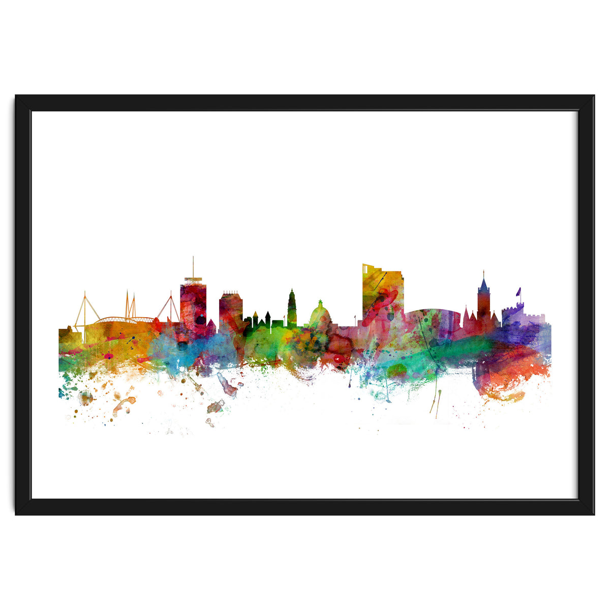 Cardiff Wales Skyline