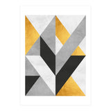 Gray and Gold Composition III (Print Only) thumbnail