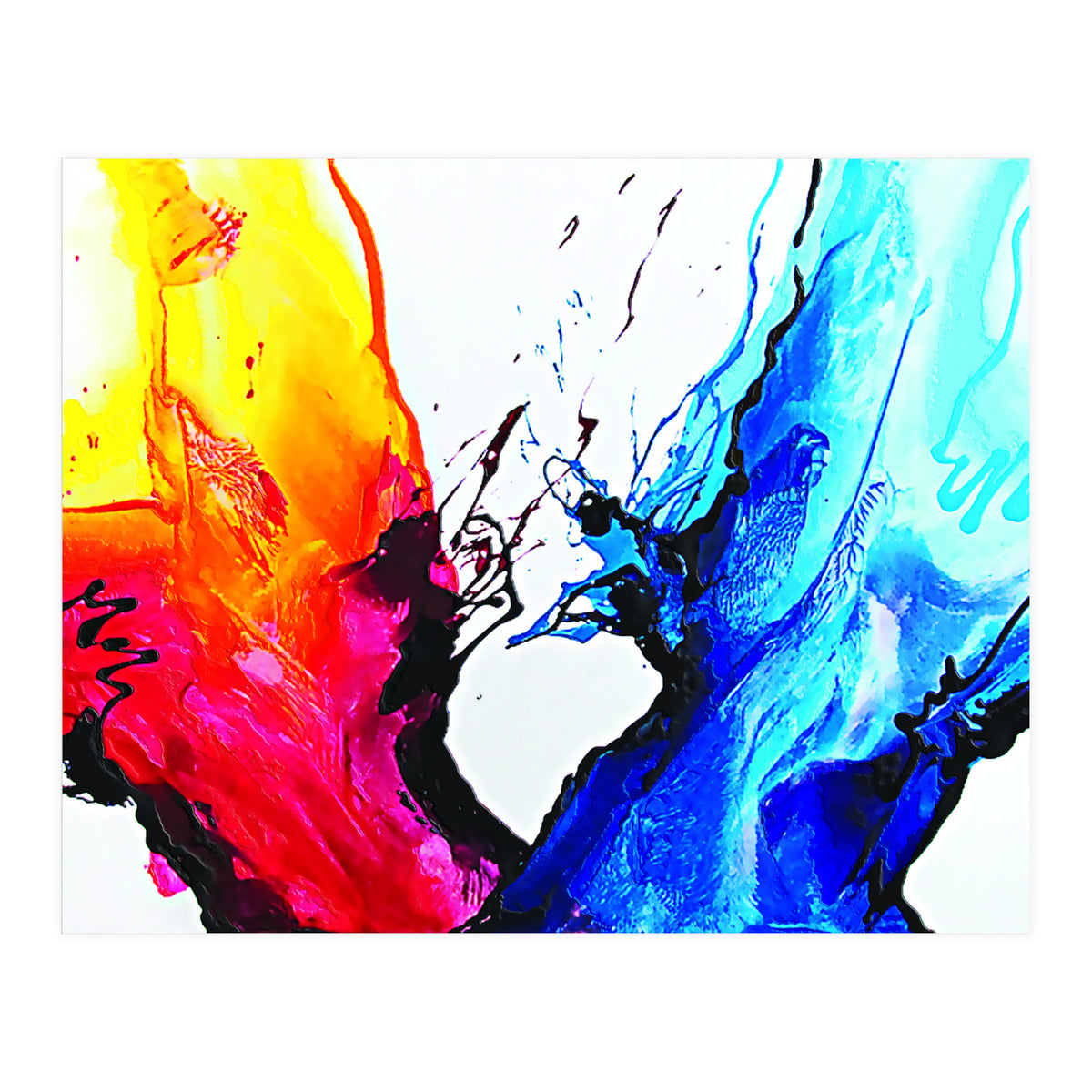 Abstract Art Britto - Qb292 (Print Only)