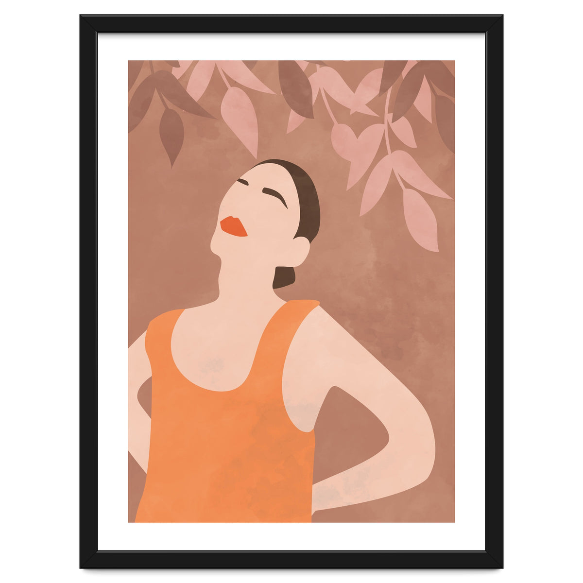 Mid Century Modern Boho Woman