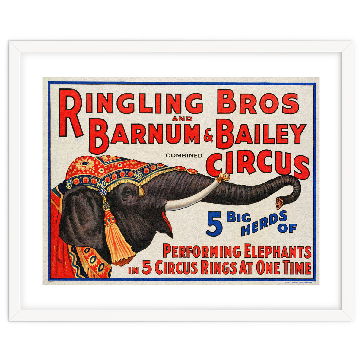 Ringling Bros & Barnum Bailey Circus Advertisement