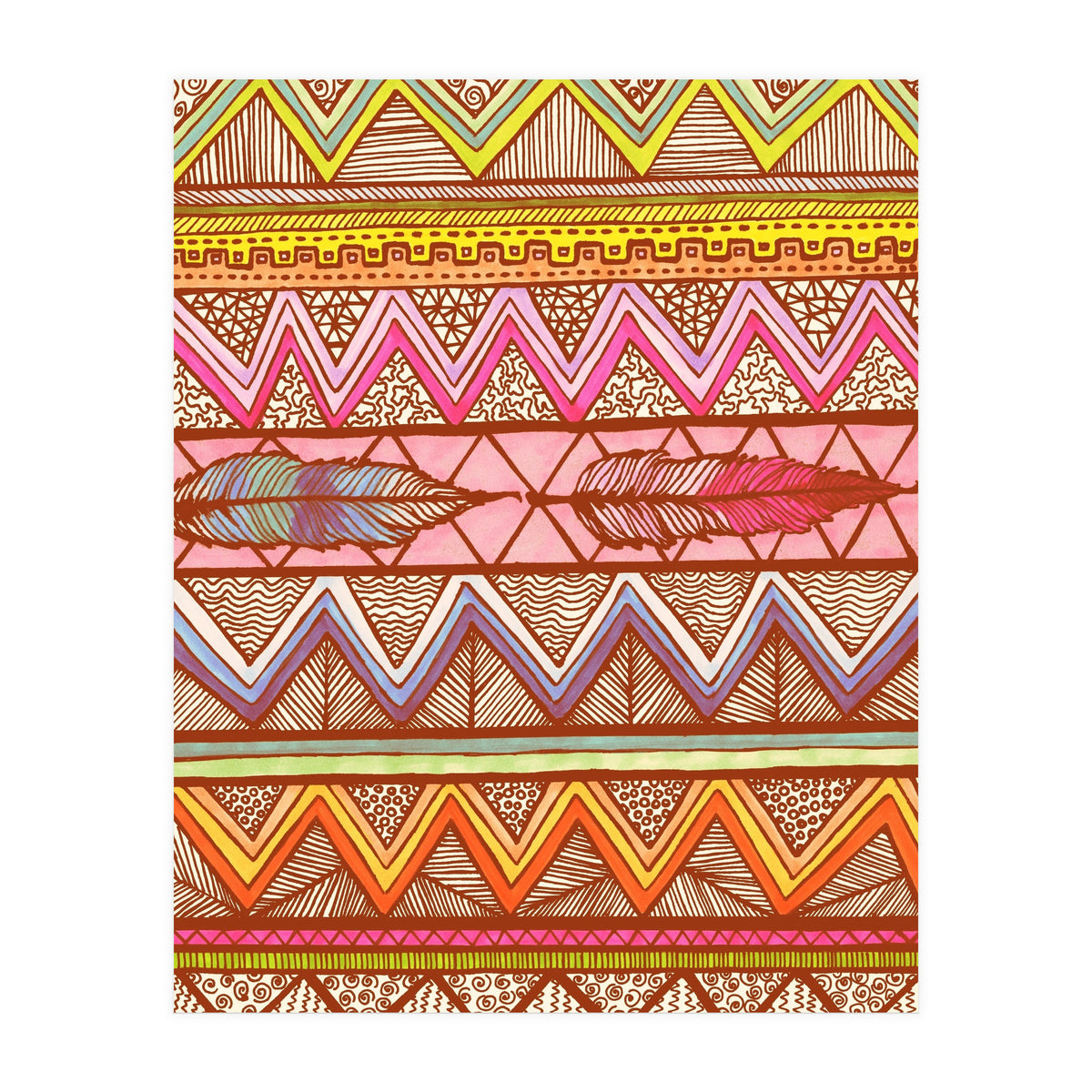 Two Feathers (Print Only)