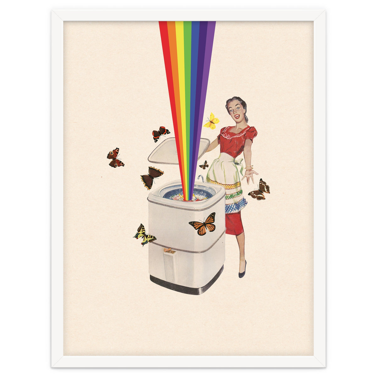 Rainbow Washing Machine