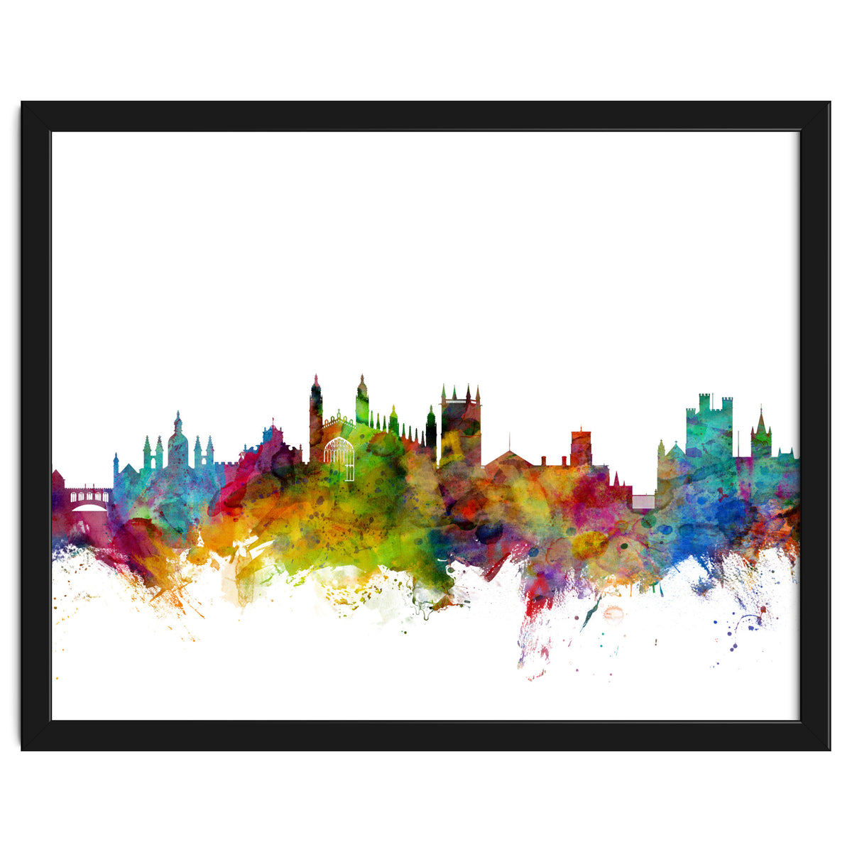 Cambridge England Skyline