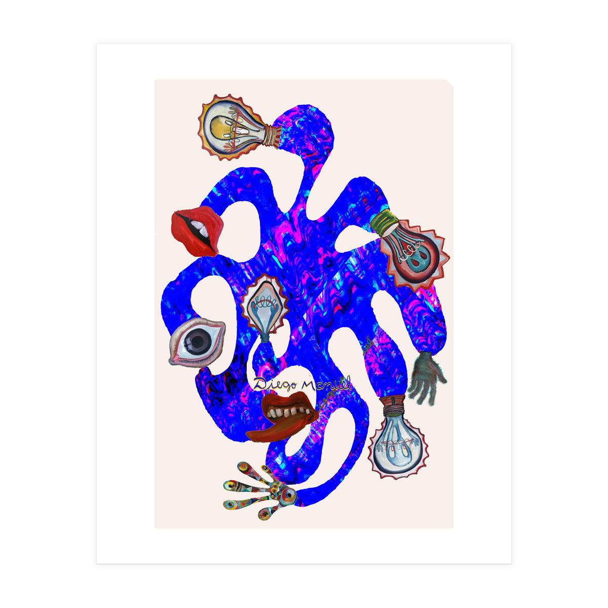 Pulpo Azul (Print Only)