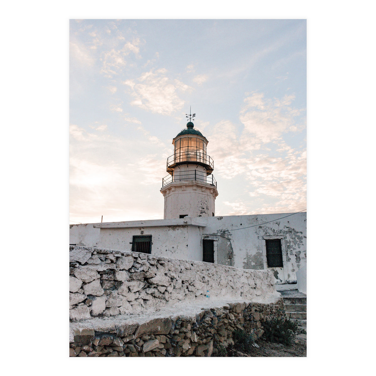Armenistis Lighthouse Portrait (Print Only)