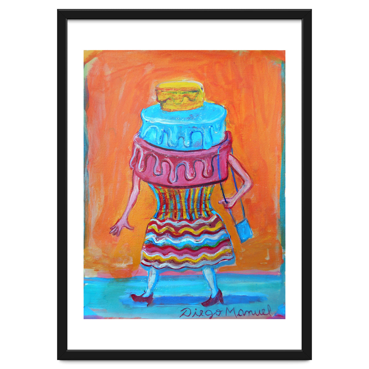 Mujer Pastel