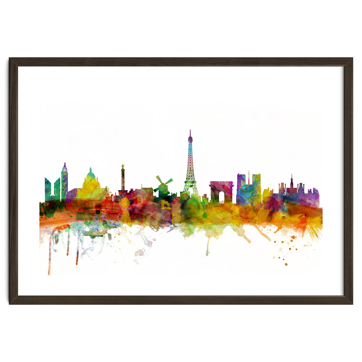 Paris France Skyline