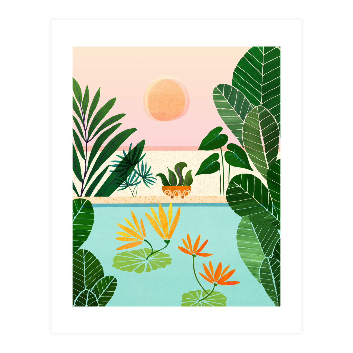 Shangri La Sunrise (Print Only)