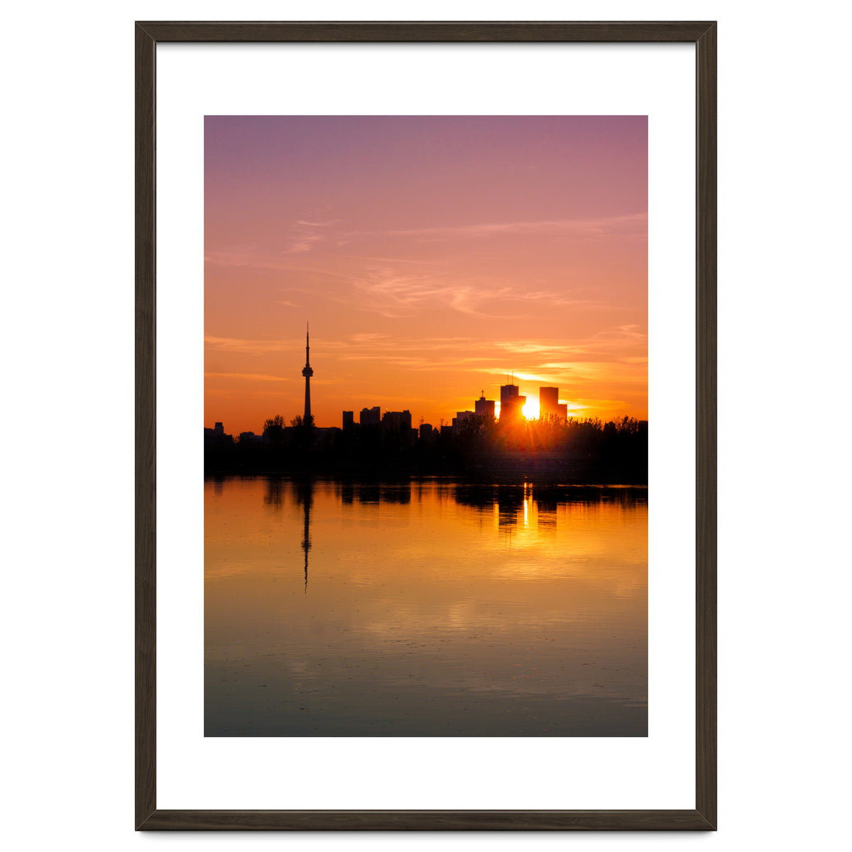 Leslie Street Spit Toronto Canada Sunset